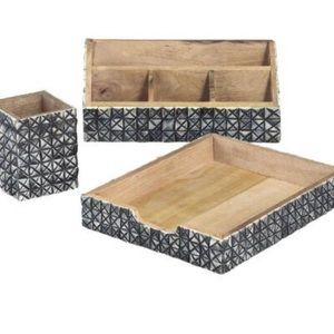 Three piece office organizer set from World Market